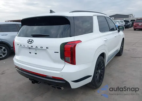 2025 Hyundai Palisade Calligraphy Night Edition from USA, damaged, VIN KM8R7DGE1SU953979